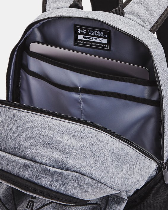 UA Hustle Sport Backpack, Gray, pdpMainDesktop image number 4